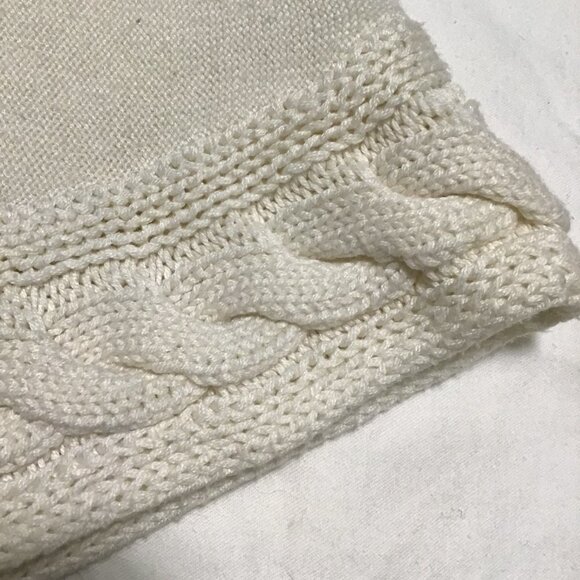 Devoted Hooded Knit Short Sleeve V-Neck Sweater  Size M - Picture 9 of 9